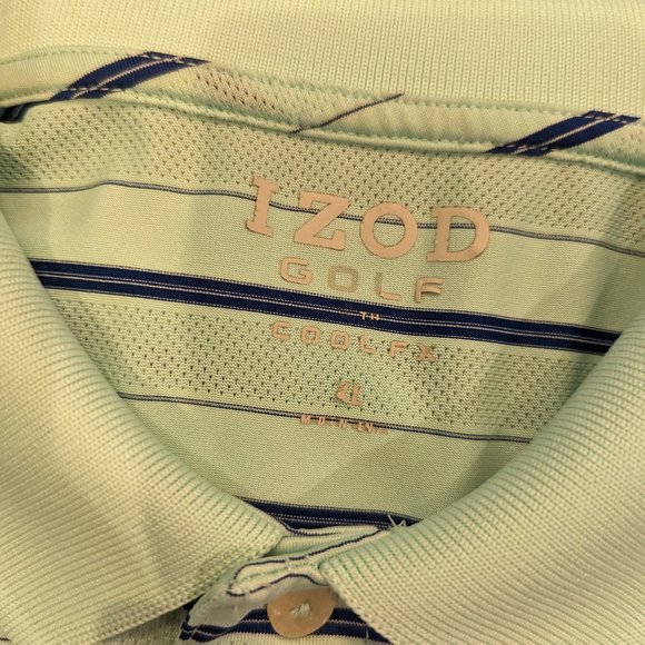 Lot of 2 Men's Golf Polos Sz XL Nike Drifit and Izod Cool FX - Picture 2 of 4